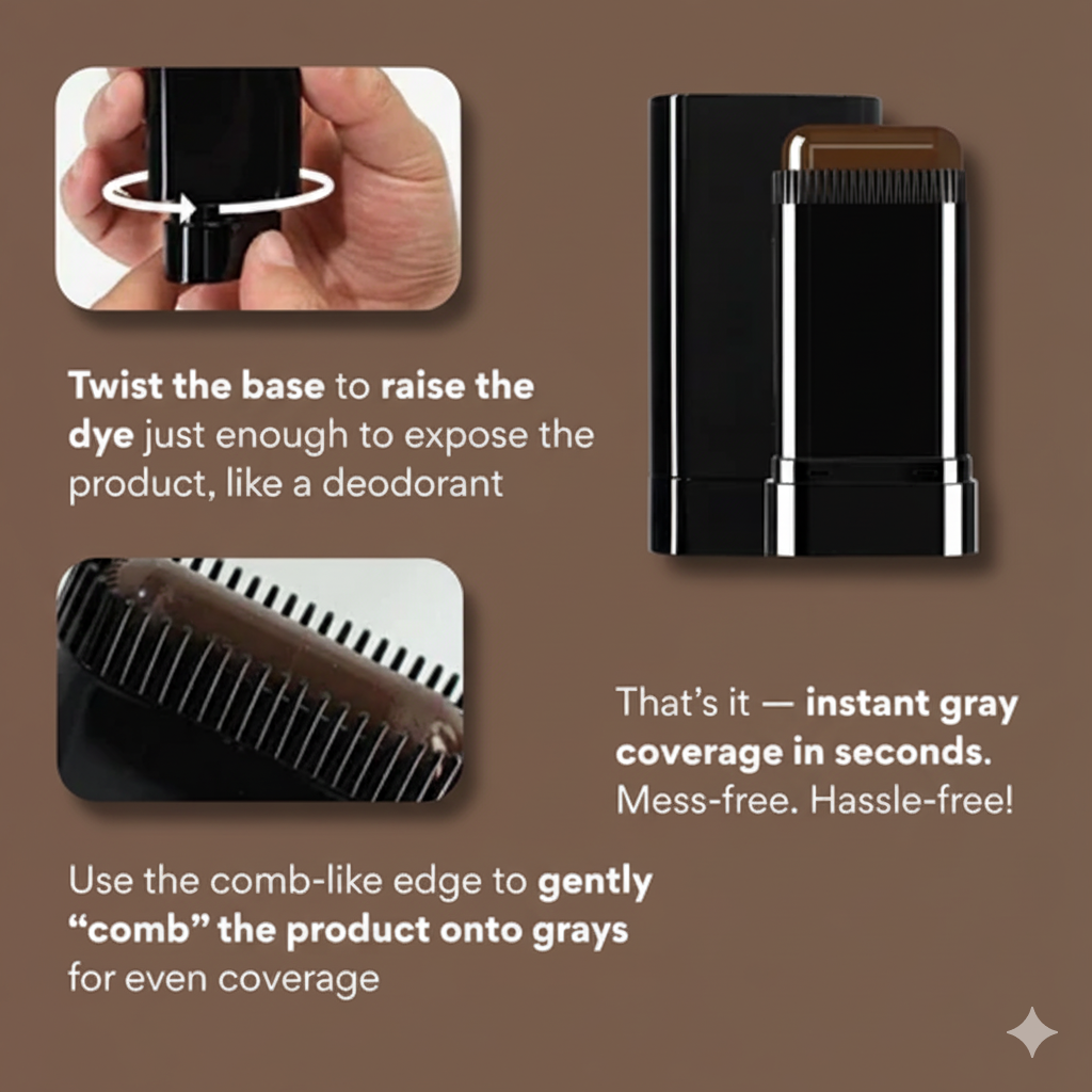 Natural Gray Hair Concealer Stick